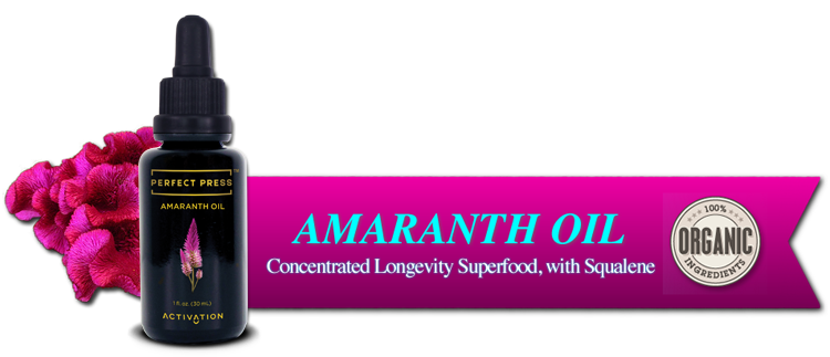 Amaranth Oil. Concentrated Longevity Superfood, with Squalene